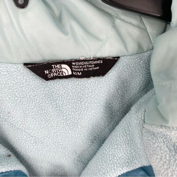 The North Face Women’s Zipper Front Blue Fleece Lined Jacket size M - Picture 2 of 5